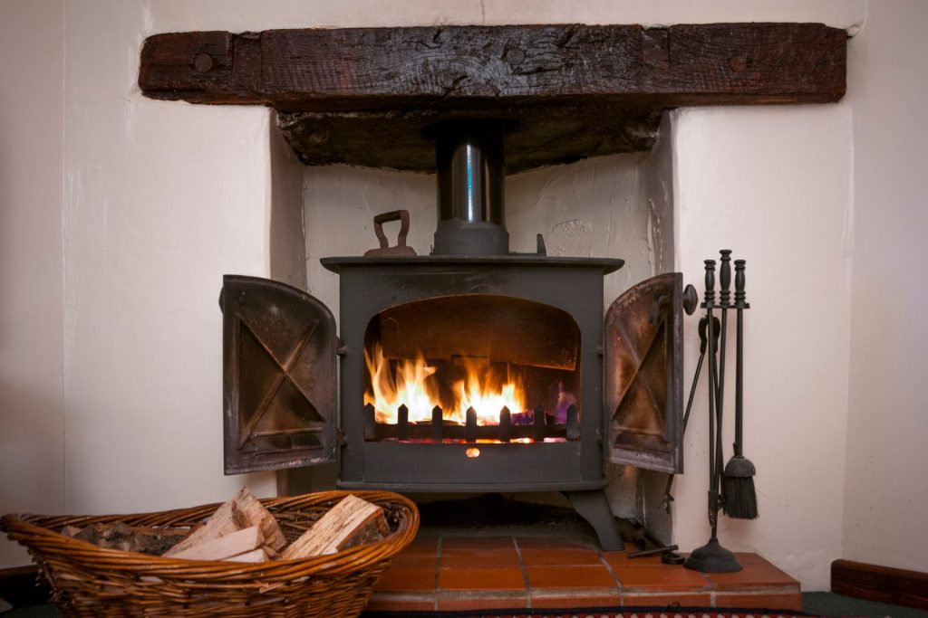 fireplace in old queenslander home